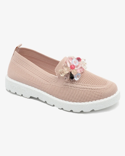 Royalfashion Demi chaussure à enfiler rose pour femme Enweta
