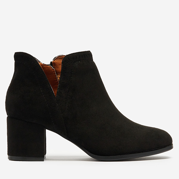 OUTLET Bottes isolées noires pour femmes sur tige basse Lorik - Footwear