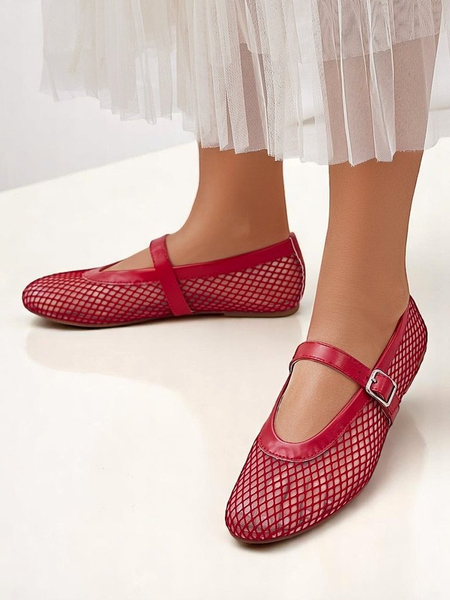 Royalfashion Ballerines ajourées pour femmes avec bride Naommi