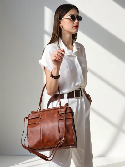 Royalfashion Grand sac à main élégant pour femmes