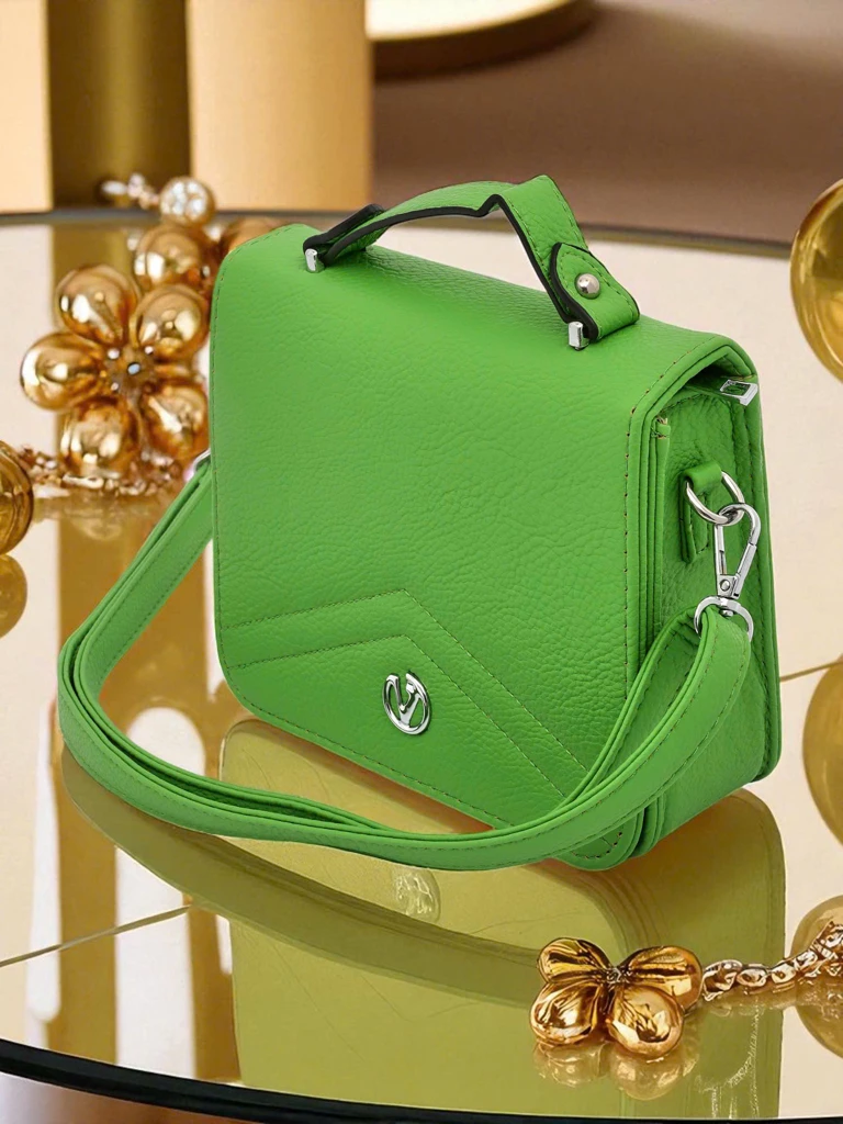 Royalfashion Petit sac à main pour femme en cuir écologique Vintage Moderno