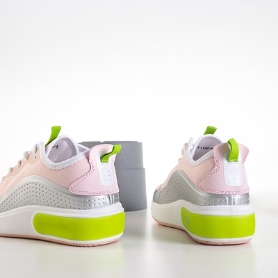 OUTLET Chaussures de sport femme roses et grises Tituana - Footwear