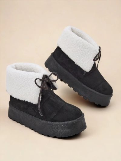 Bottes de neige à lacets pour femmes Royalfashion Wdeno