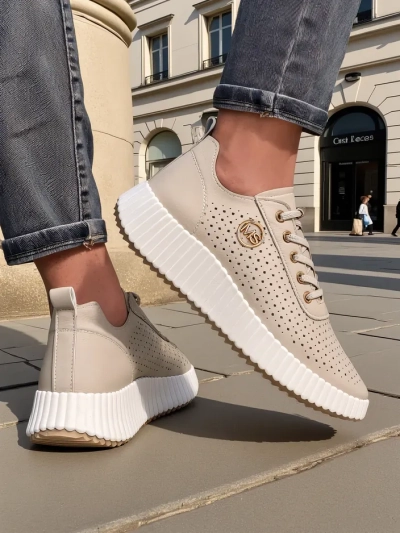 Royalfashion Baskets sportives à lacets pour femmes Jovenes