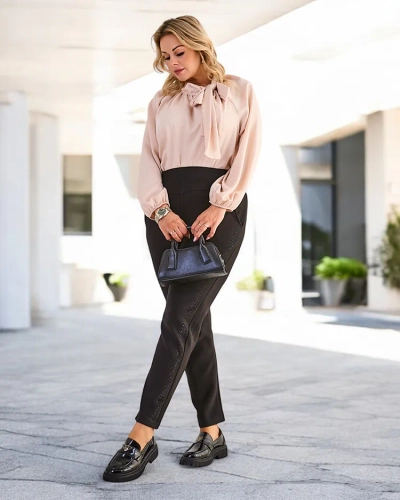 Royalfashion Pantalon tregginsy pour femme GRANDE TAILLE