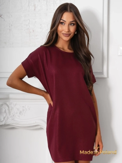 Robe courte simple pour femmes Lady Time