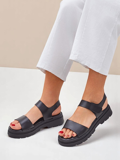 Royalfashion Sandales pour femmes avec une semelle plus épaisse Otvanna