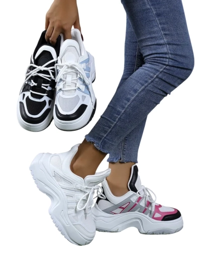 Chaussures de sport pour femmes Royalfashion sur une semelle épaisse Loness