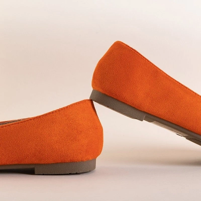 OUTLET Mocassins à franges Morisa orange pour femmes - Chaussures