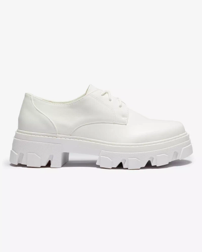 Demi-bottes blanches pour femme Delgor- Footwear