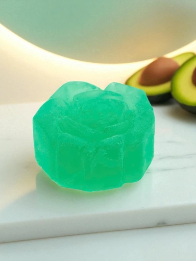 Royalfashion Savon glycériné en forme de fleur Avocat