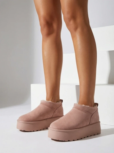 Royalfashion Bottes courtes pour femmes a'la bottes de neige Ozozi