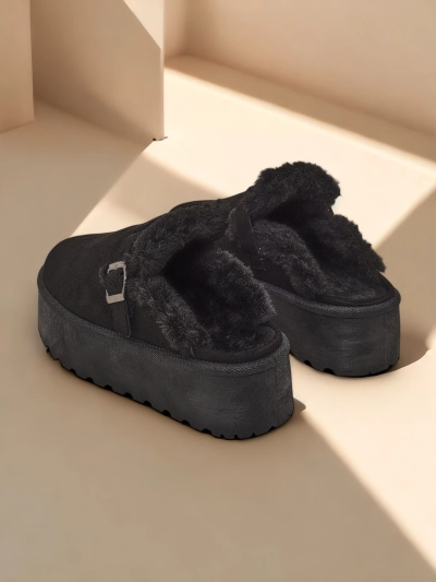 Royalfashion Bottines courtes sans talons pour femmes Poctes