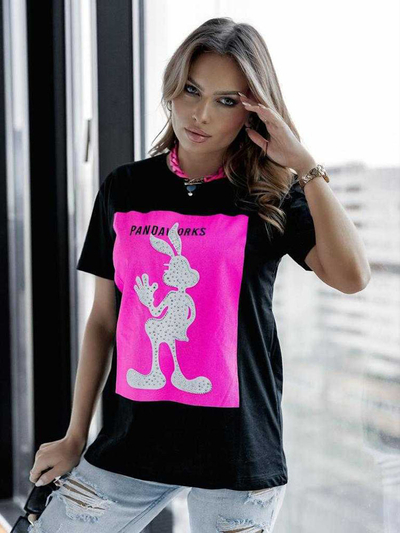 Royalfashion T-shirt imprimé pour femme