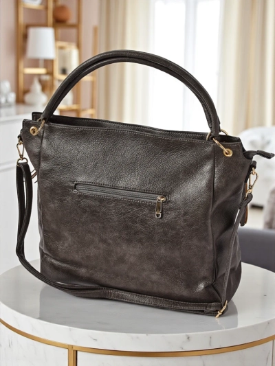 Sac à main en cuir pour femmes Artemida Vera – élégance et fonctionnalité grises