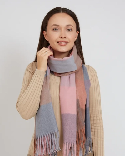 Foulard à carreaux légers Royalfashion pour femmes