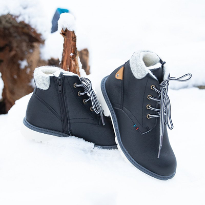 Bottes isolantes Tiptop noires pour garçon - Chaussures