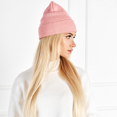 Bonnet double épaisseur rose femme - Accessoires