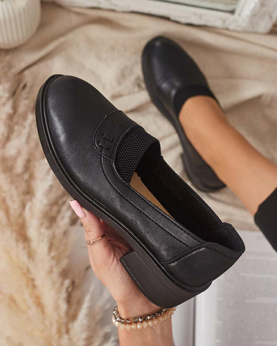 Mocassins noirs pour femme Nasannae - Footwear