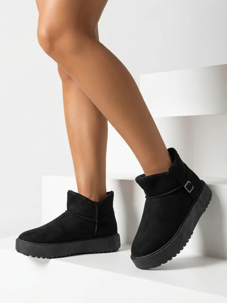 Royalfashion Bottines courtes pour femmes enneigées Ewioz