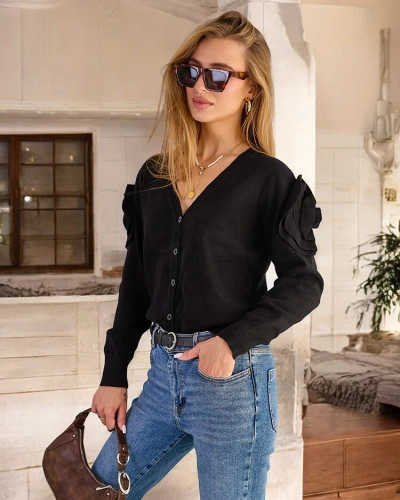 Royalfashion Pull femme déboutonné