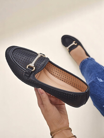 Royalfashion Rafalle mocassins ajourés pour femmes