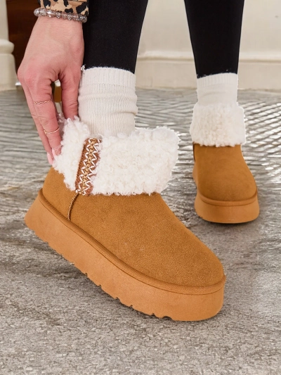 Bottes de neige pour femmes Royalfashion avec fourrure Rovvoy