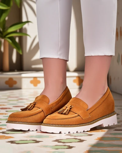 Royalfashion Mocassins perforés pour femmes Esiobb