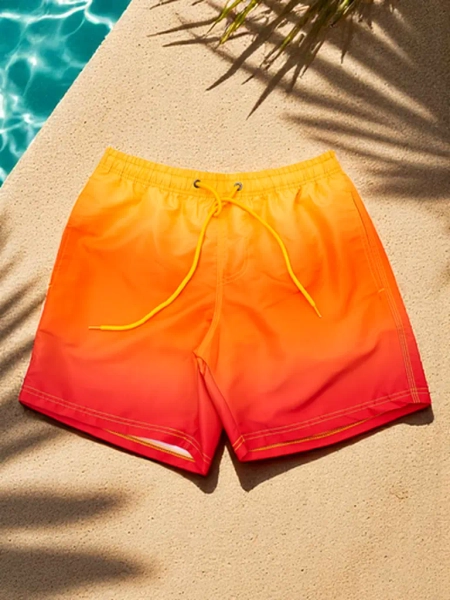 Royalfashion Short de sport ombre pour hommes avec filet de protection