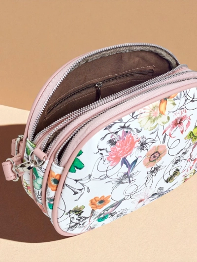 Royalfashion Petit sac à main pour femme en cuir écologique Floriana