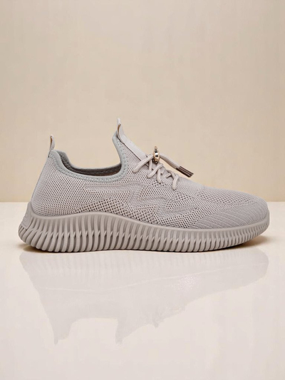 Aurelia Bianca - Baskets blanches pour femmes Royalfashion sur semelle plate