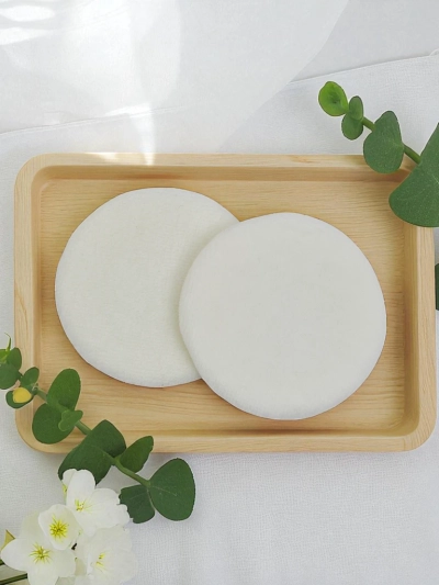 Disques cosmétiques réutilisables en microfibre