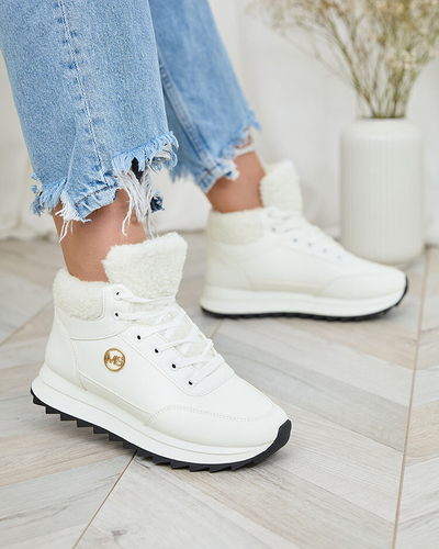 Royalfashion Chaussures de sport isolées pour femmes en blanc Cerrto