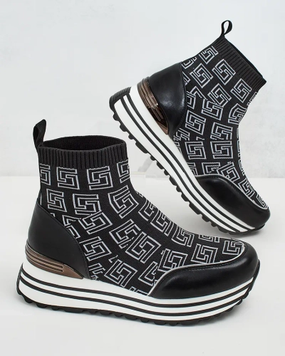 Royalfashion Sports Baskets hautes pour femmes Lori