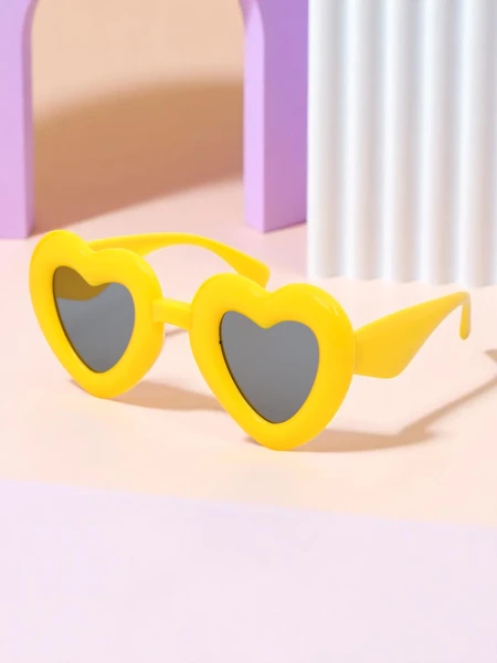 Royalfashion Lunettes de soleil en forme de cœur pour enfants