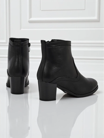 Bottines pour femmes en cuir écologique à talons Lunar Crest
