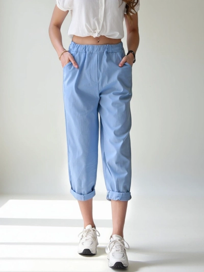 Pantalons harem pour femmes Royalfashion en viscose