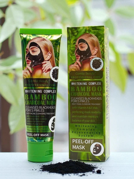 Masque au Charbon Aureliana – Masque Purifiant Peel-Off au Charbon de Bambou