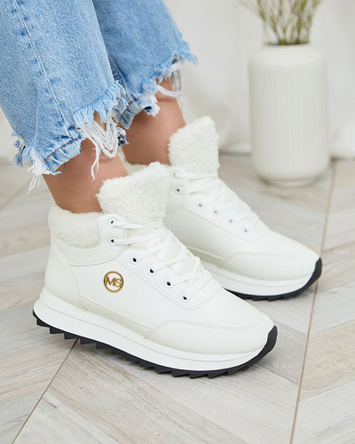 Royalfashion Chaussures de sport isolées pour femmes en blanc Cerrto