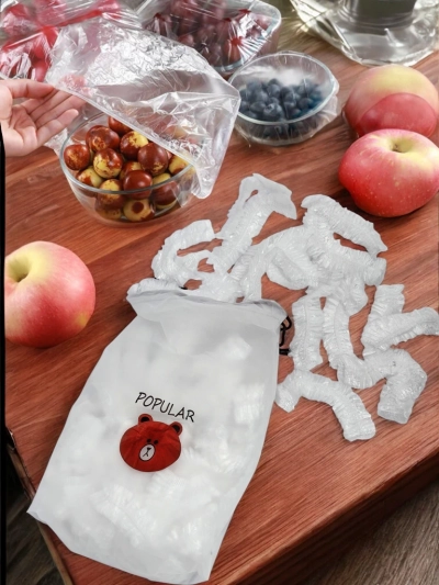 Sacs alimentaires en plastique avec élastique FreshPacko