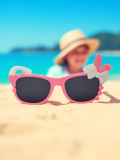 Royalfashion Lunettes de soleil pour enfants avec décorations Bunny Shine