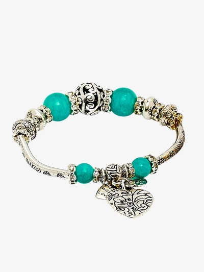 Bracelet pour femme avec cœurs Heart Glitz