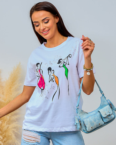 Royalfashion T-shirt imprimé pour femme