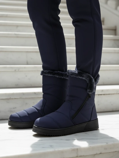 Chaussures de style botte neige pour femmes Royalfashion Baccinis
