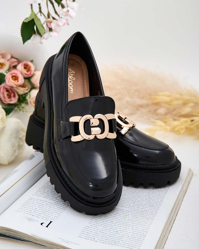 Royalfashion Mocassins laqués pour femme Bevevra