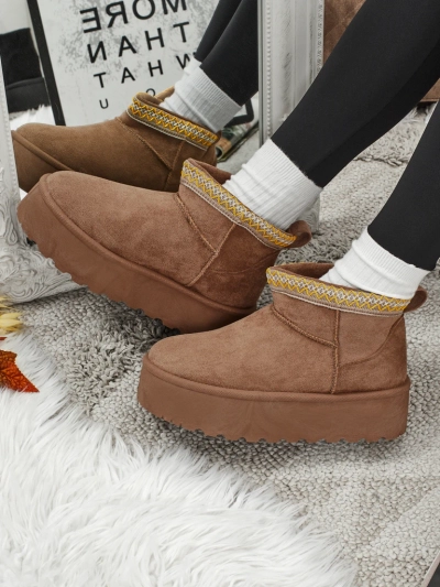 Bottes courtes de style bottes de neige pour femmes Nymeria