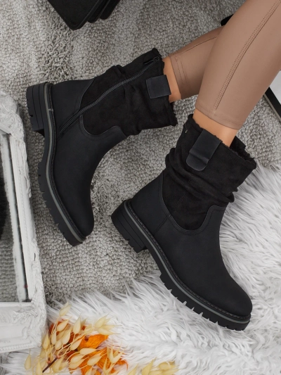 Bottines hautes pour femmes en éco-daim Liora