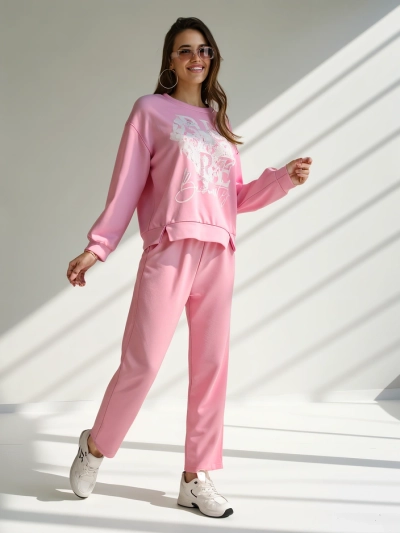 Ensemble en viscose Royalfashion pour femmes avec impression