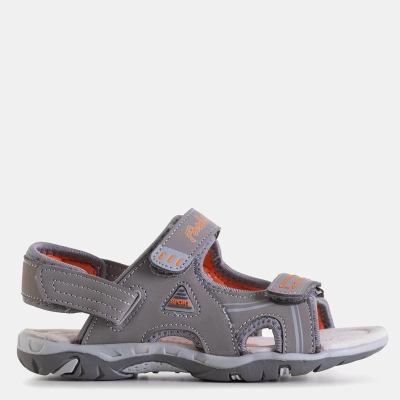 Sandales garçon grises à velcro Elbrus - Chaussures