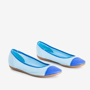 OUTLET Ballerines en résille Palmolina bleues - Chaussures